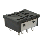 카콘 HR710-2P / 2PL 납땜용 소켓 KY08