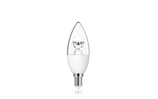 [포커스] LED 촛대구 4.5W E14 투명 (주광색/전구색) LED램프 LED꼬마전구