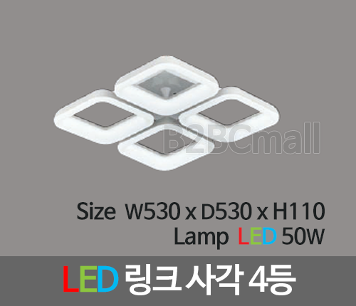 [메이리] 링크 사각 4등 사각형 (MR-6-01)