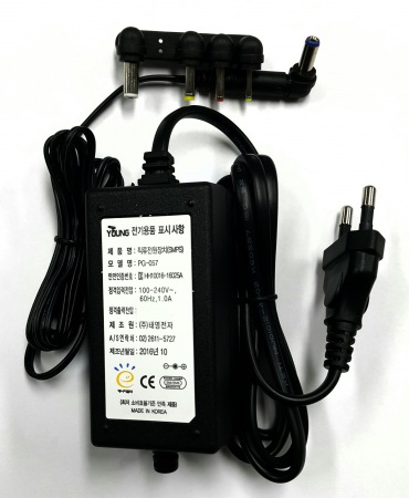 직류전원장치 태영전자 15V 2A 가정용 아답타