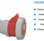 아남콘센트(3P+N+E 16A)	415V 555309 N상 모빌(IP67)