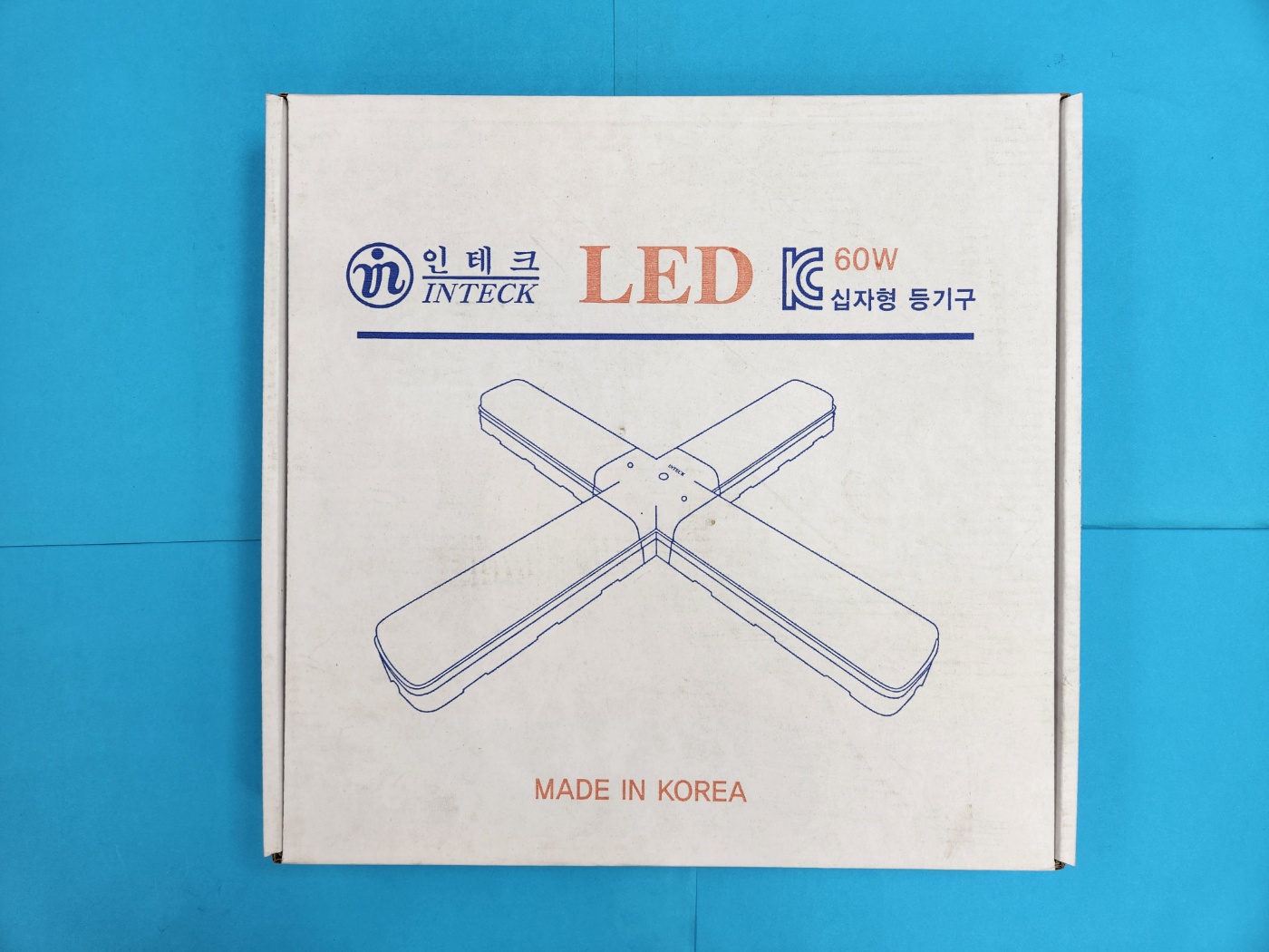 LED 십자증 60w 전구색 (국산)