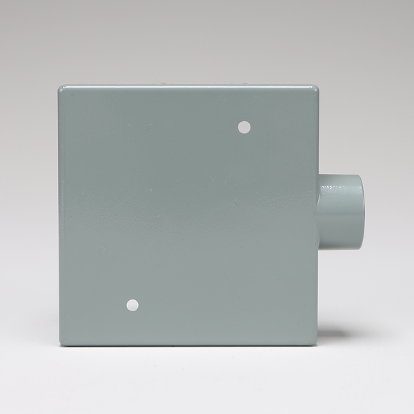 주물 노출BOX 사각 콘센트/승압22MM 1방출(120*120)