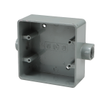 주물 노출BOX 사각 콘센트/승압16MM 2방출 양방향(120*120)